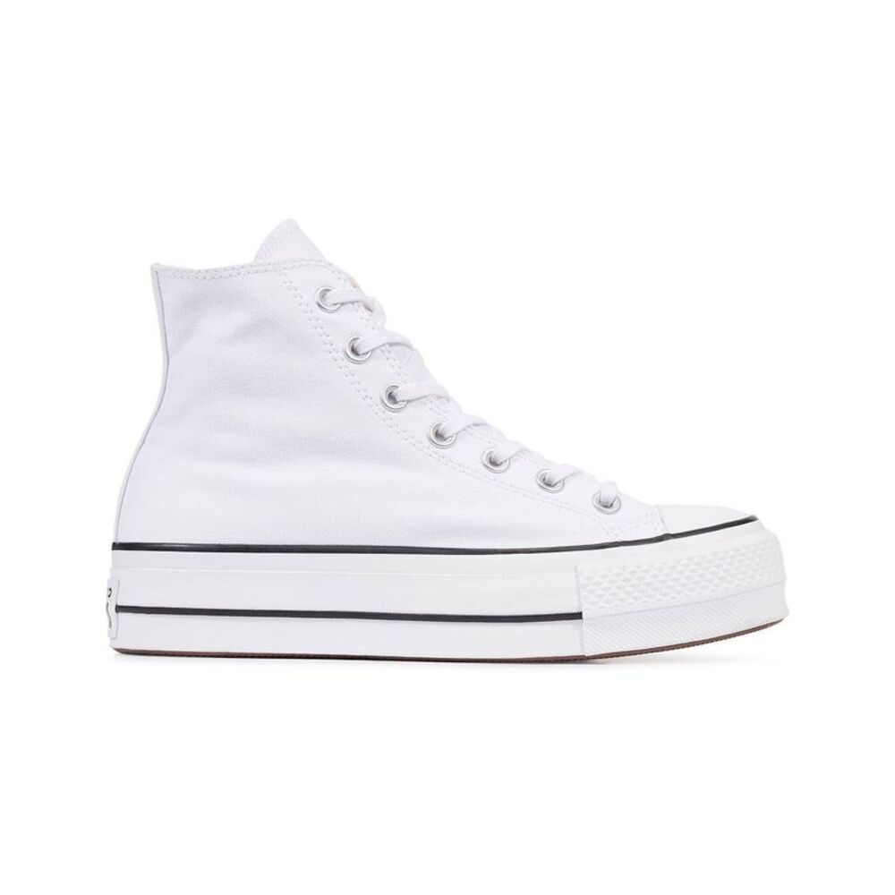 Converse Womens Chuck Taylor All Star Lift Platform Hightop Shoes - Optical